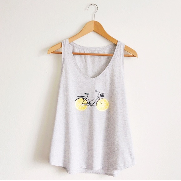 Old Navy Tops - Old Navy lemon bicycle top